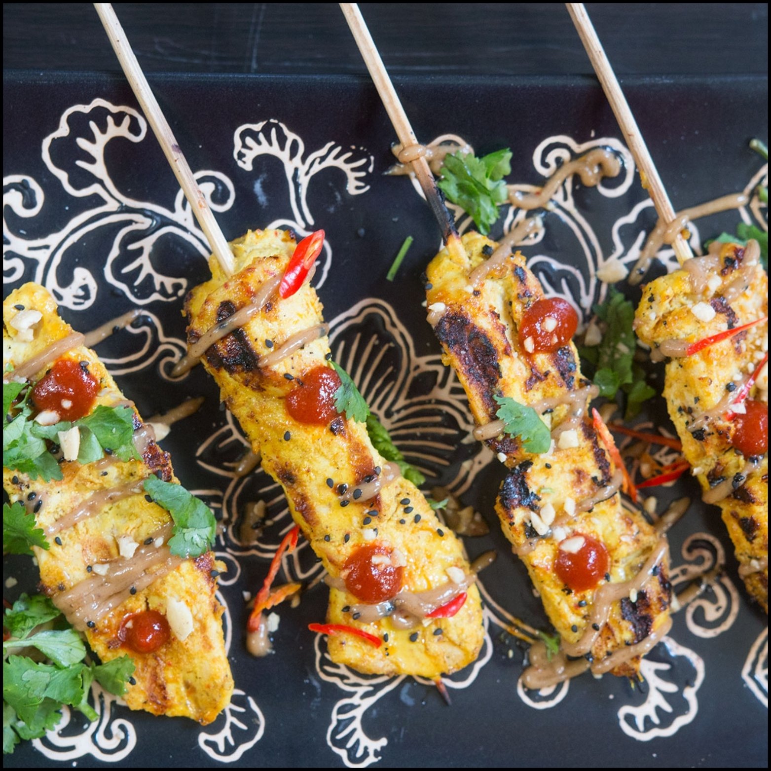 SATAY CHICKEN SKEWERS